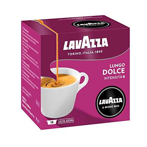 Lavazza A Modo Mio Lungo Dolce Cápsulas Monodosis de Café Molido