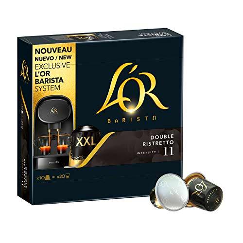 L'OR BARISTA, Cápsulas Doble Ristretto Intensidad 11