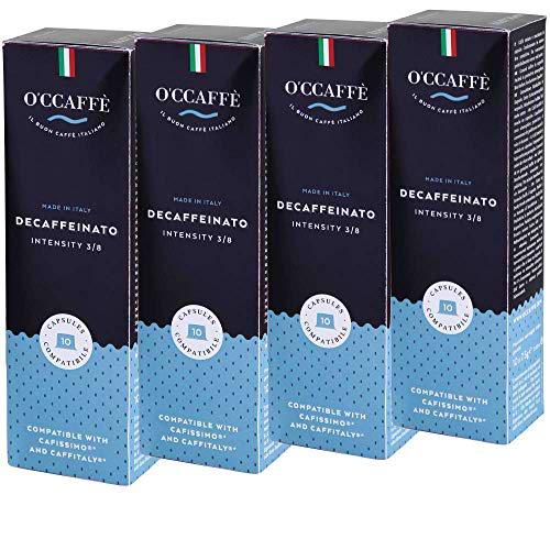 O'Ccaffè Decaffeinated Caffitaly Compatible Café 120 Cápsulas 900 g