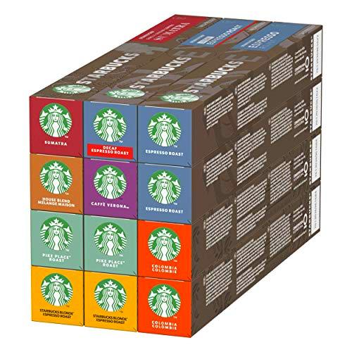 Starbucks Variety Pack De Nespresso Cápsulas De Café 12 X Tubo De 10 Unidades