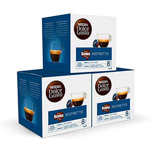 Nescafé DOLCE GUSTO Café BONKA - Pack de 3 x 16 Cápsulas