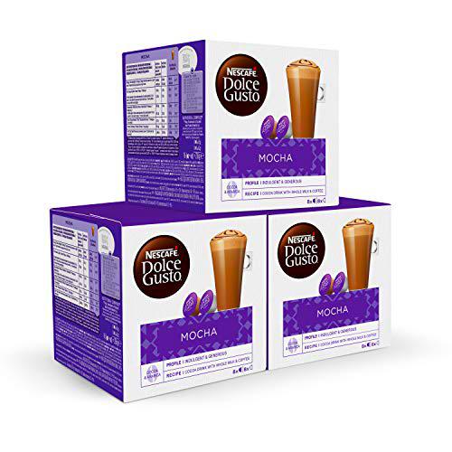 Nescafé DOLCE GUSTO Café MOCHA - Pack de 3 x 16 cápsulas