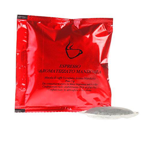 Caffè Bicau Café Espresso, Aromatizado Almendra - 50 Cápsulas