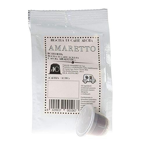 Caffè Bicau Café Espresso Aromatizado Amaretto - 100 Cápsulas