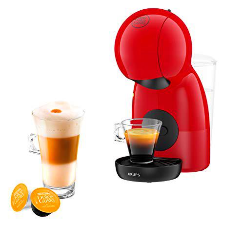 Krups Piccolo XS KP1A05 - Cafetera cápsulas Nestlé Dolce Gusto de 15 bares de presión y 1500 W potencia con depósito de 0.8 L