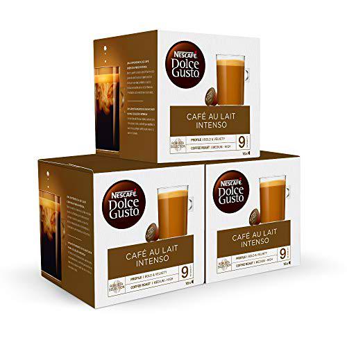 Nescafé DOLCE GUSTO CAFÉ CON LECHE INTENSO - Pack De 3 x 16 cápsulas