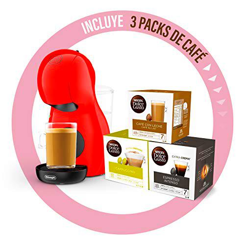 Dolce Gusto Piccolo XS EDG210.R - Cafetera de cápsulas con 15 bares de presión