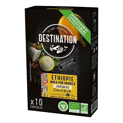 Destination CÁPSULAS BIODEGRADABLES MOKA PUR ARÁBICA ETHIOPIA BIO