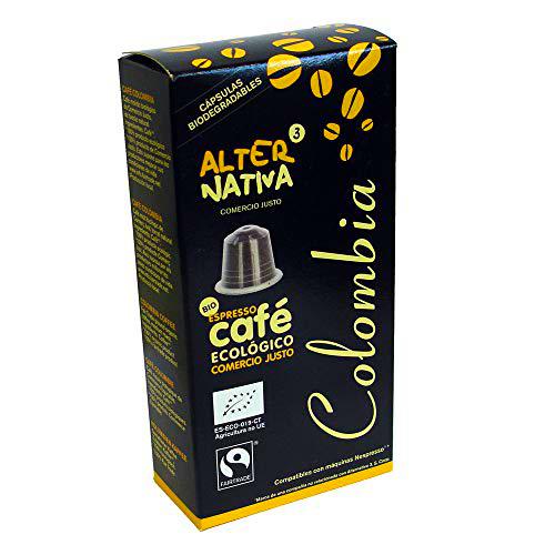 &quot;ALTERNATIVA3 - CÁPSULAS DE CAFÉ COLOMBIA BIO-FT. 10UDS 5,5GR