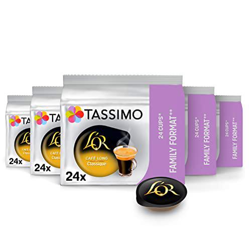 Tassimo Cápsulas de Café L’OR Long Classique Big Pack | 120 Cápsulas Compatibles con Cafetera Tassimo