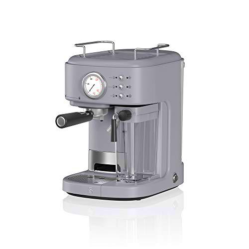 Swan Retro One Touch SK22150GRN Cafetera Express Semi Automática para Espresso y Cappucino