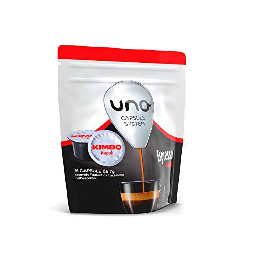 96 CÁPSULAS PARA CAFÉ KIMBO UNO SYSTEM ESPRESSO NÁPOLES 6 x 16