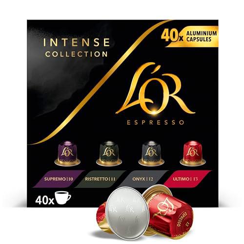 L'OR Espresso Colección Intenso | 40 Cápsulas Compatibles Nespresso (R)*