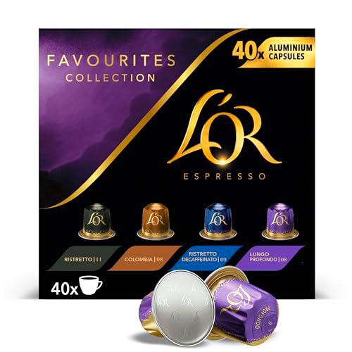 L'OR Espresso Coleccón Favoritos | 40 Cápsulas Compatibles Nespresso (R)*