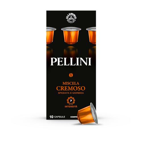 Pellini Cremoso, 100 Cápsulas de Aluminio compatibles con Nespresso