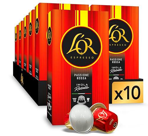 L'OR Espresso Café Cápsulas Imola Ristretto | 100 Cápsulas | Compatibles Nespresso (R)*